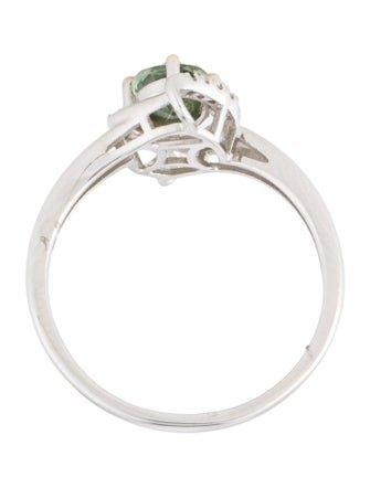 Ring 14K Sapphire & Diamond Cocktail Ring