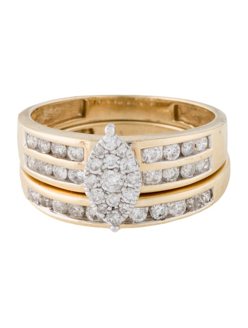 Ring 14K Diamond Wedding Set