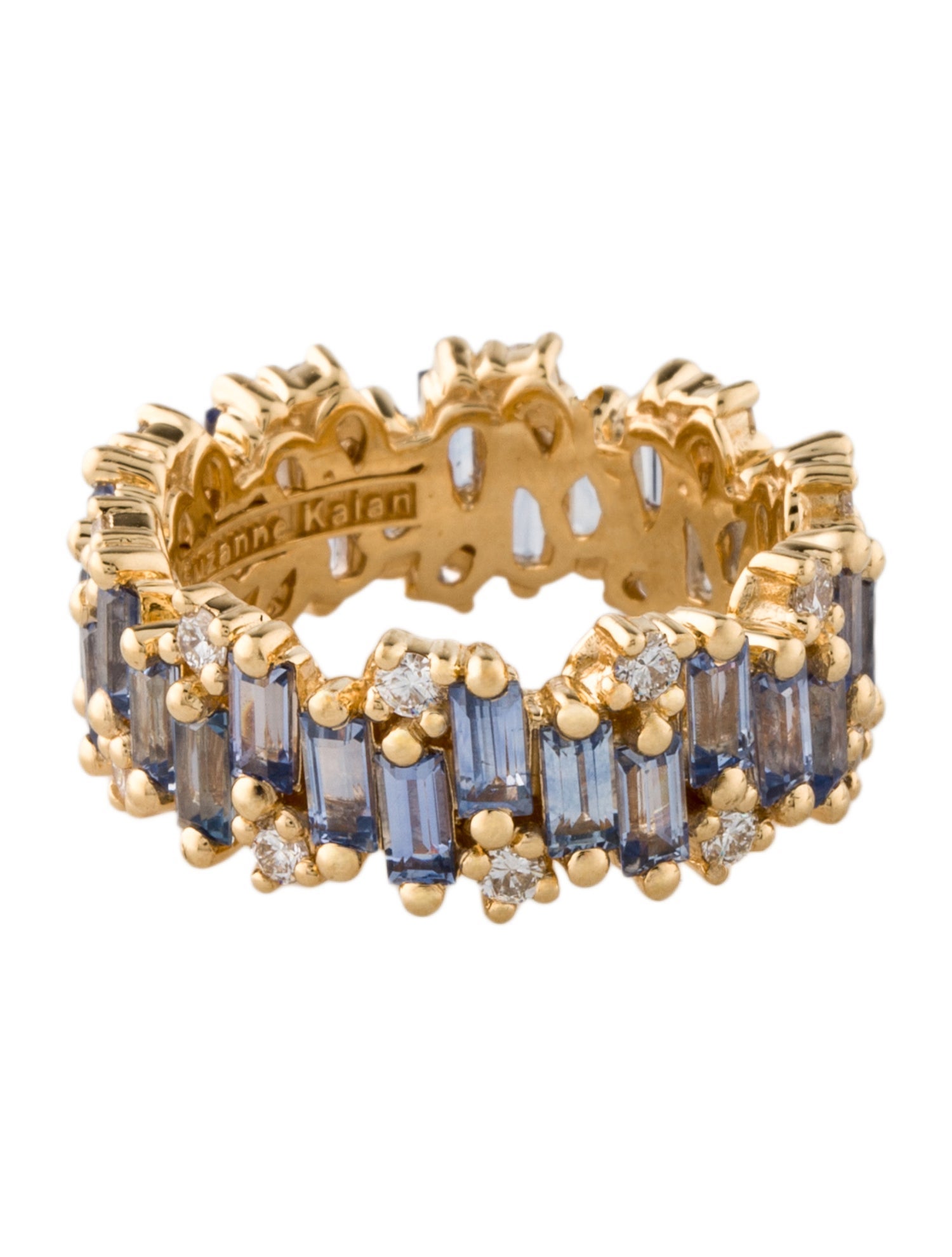 Suzanne Kalan 18K 4.70ctw Sapphire & Diamond Band