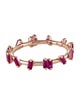 Suzanne Kalan 18K Synthetic Ruby & Ruby Barbwire Ring