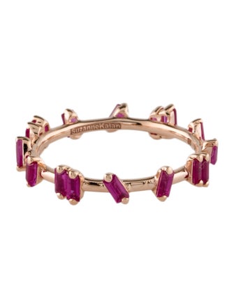 Suzanne Kalan 18K Synthetic Ruby & Ruby Barbwire Ring