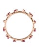 Suzanne Kalan 18K Synthetic Ruby & Ruby Barbwire Band
