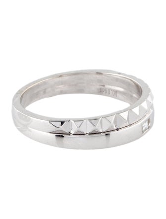 Ring 18K Textured Diamond Band