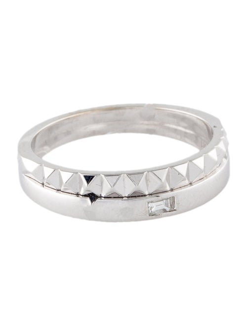 Ring 18K Textured Diamond Band