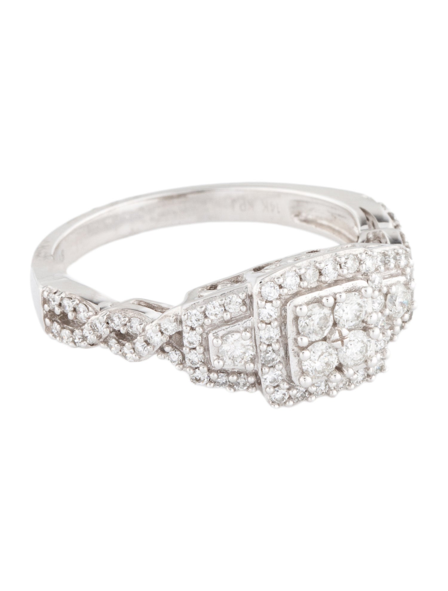 Ring 14K Diamond Cocktail Ring