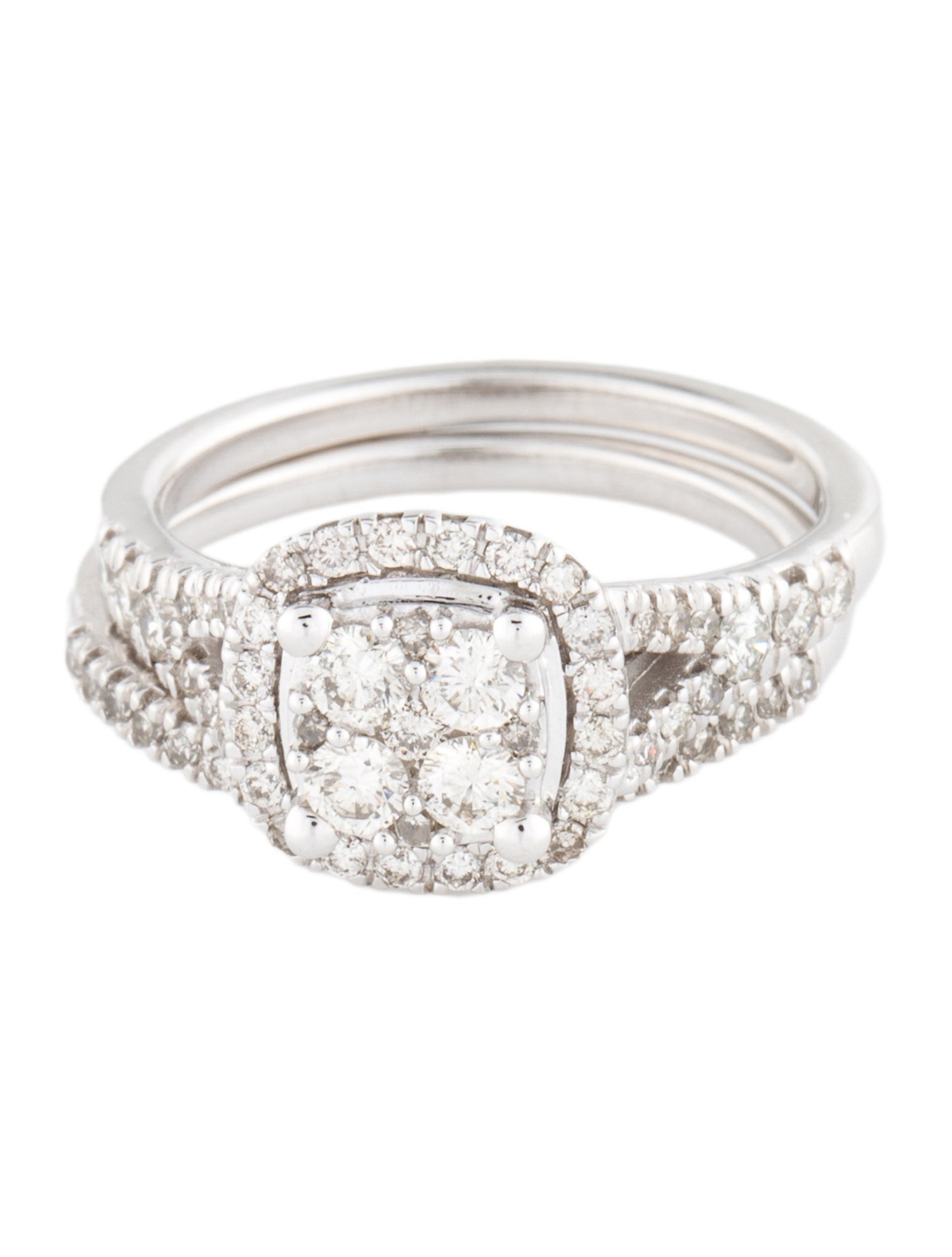 Ring 14K Diamond Wedding Set