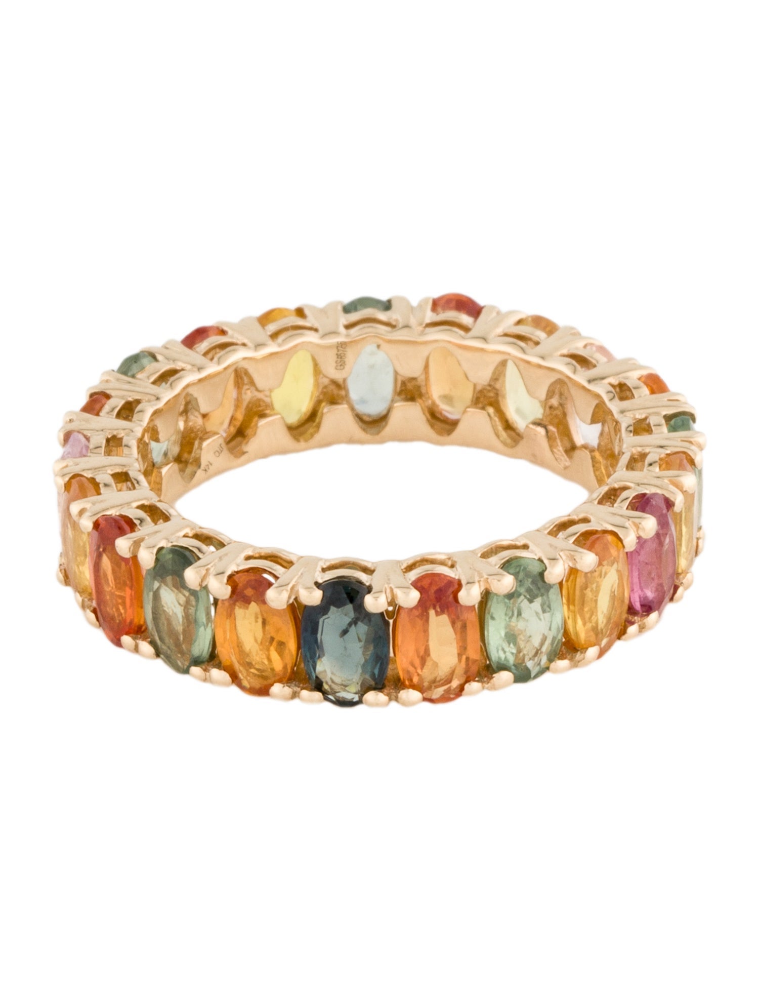 Ring 14K Sapphire Eternity Band