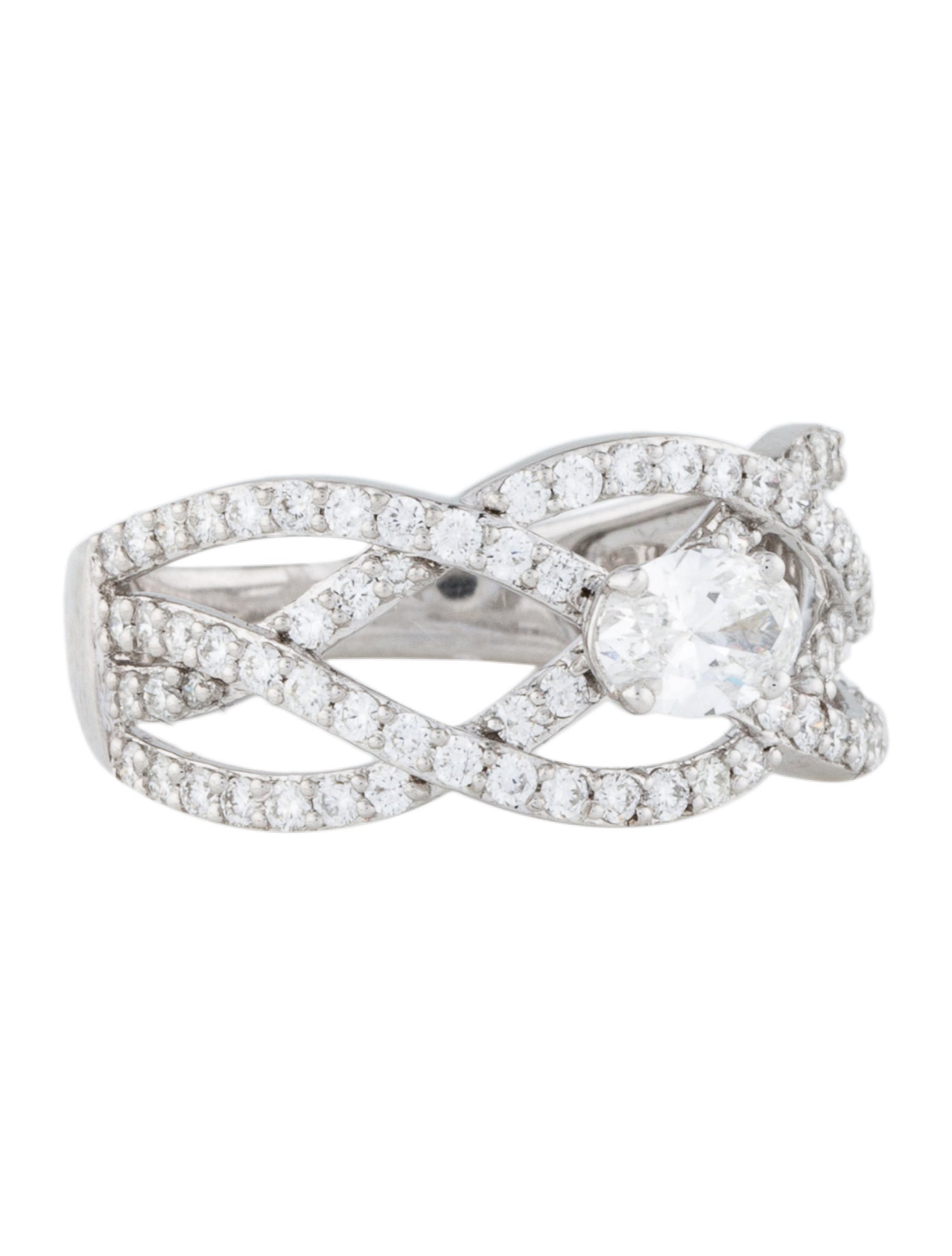 Ring 14K 1.23ctw Lab-Grown Diamond Cocktail Ring