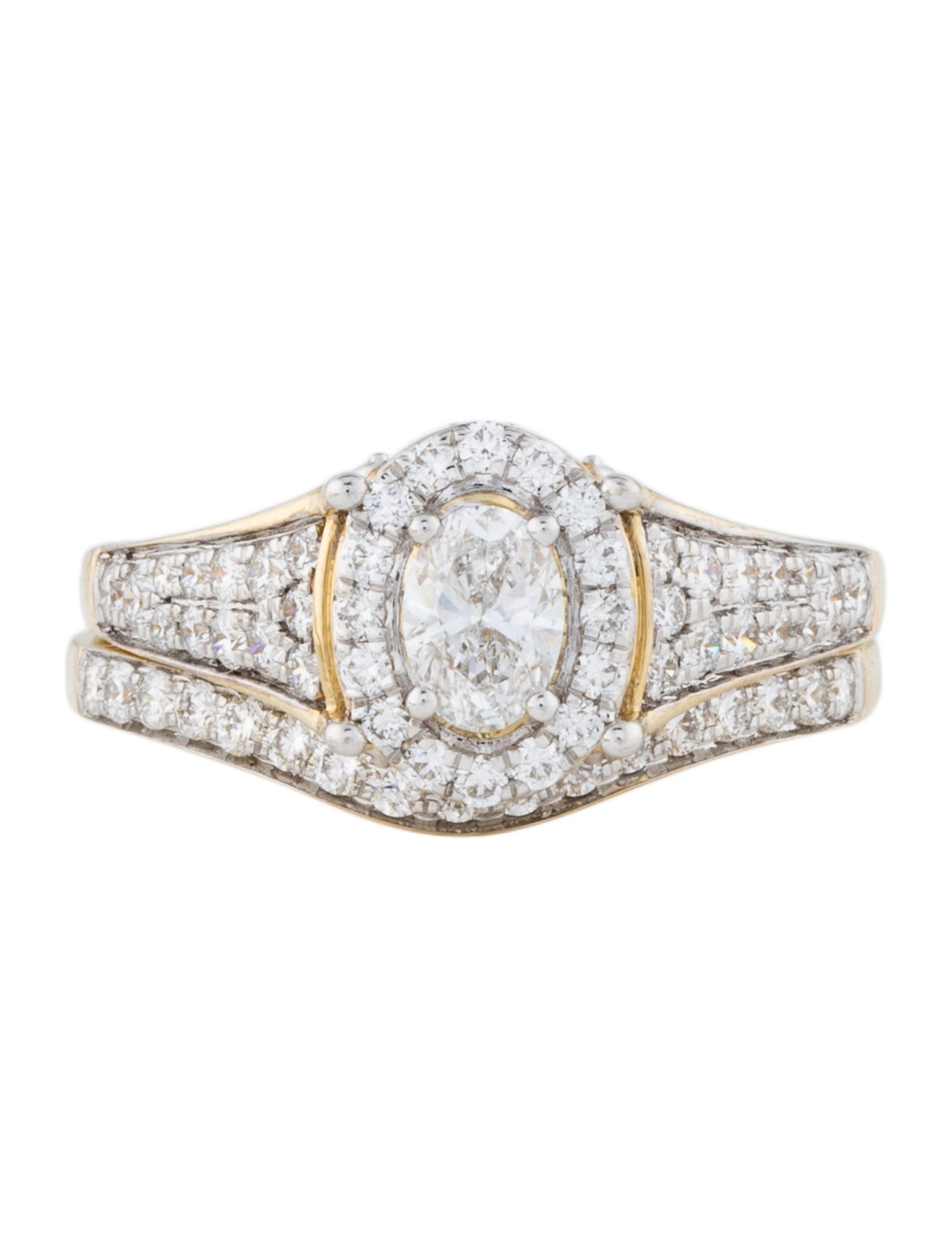 Ring 14K 1.16ctw Lab-Grown Diamond Wedding Set