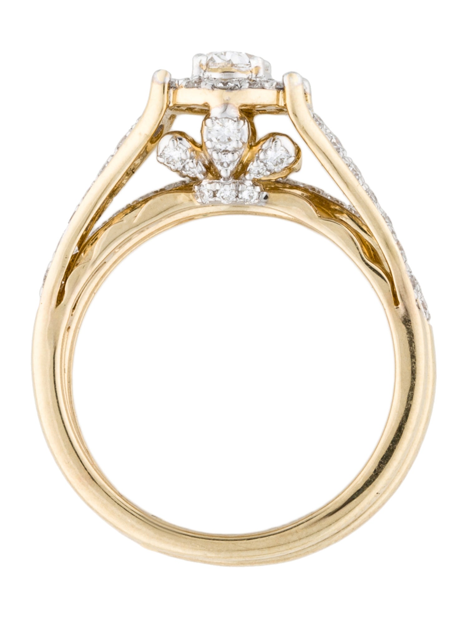 Ring 14K 1.16ctw Lab-Grown Diamond Wedding Set