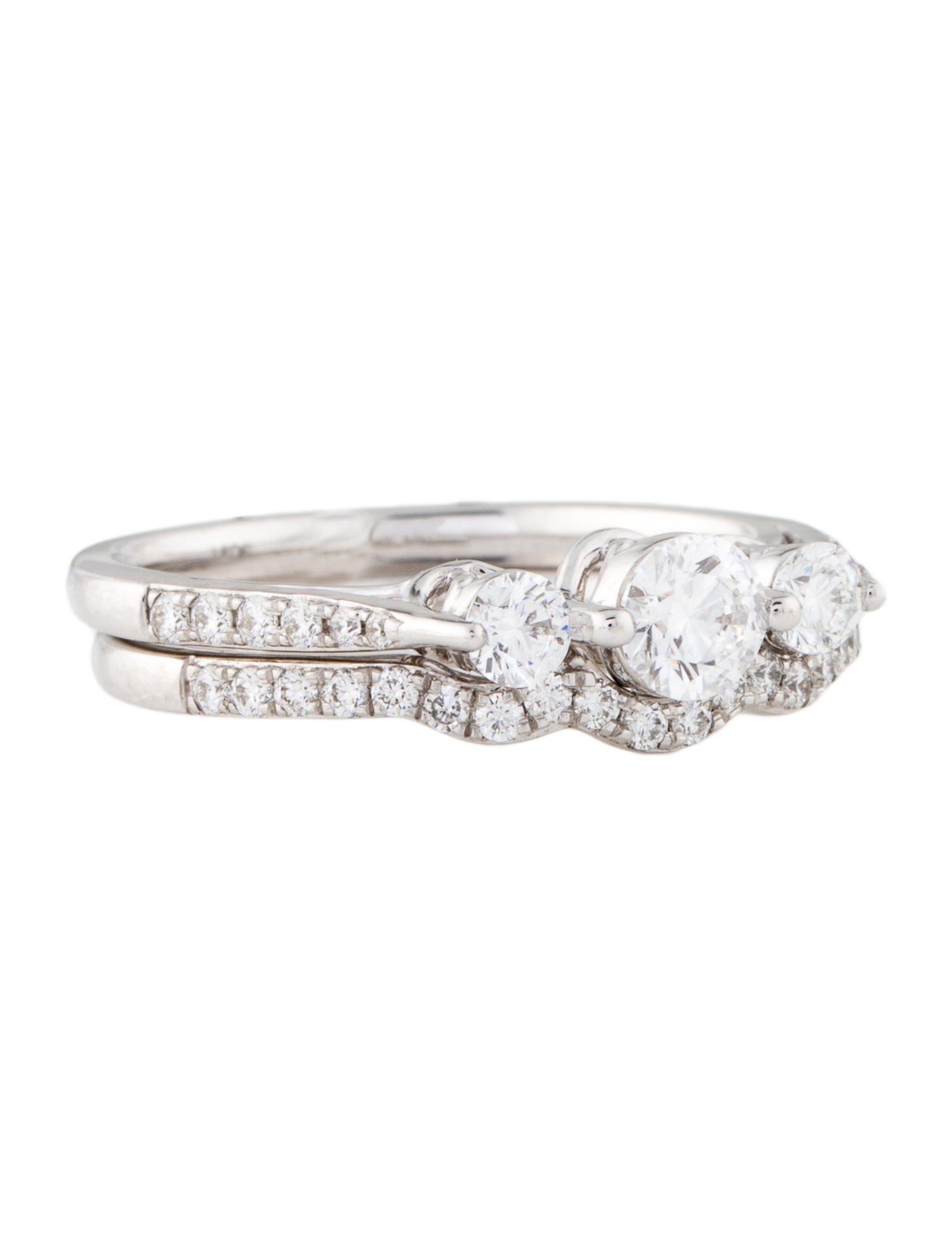 Ring 14K Lab-Grown Diamond Wedding Set