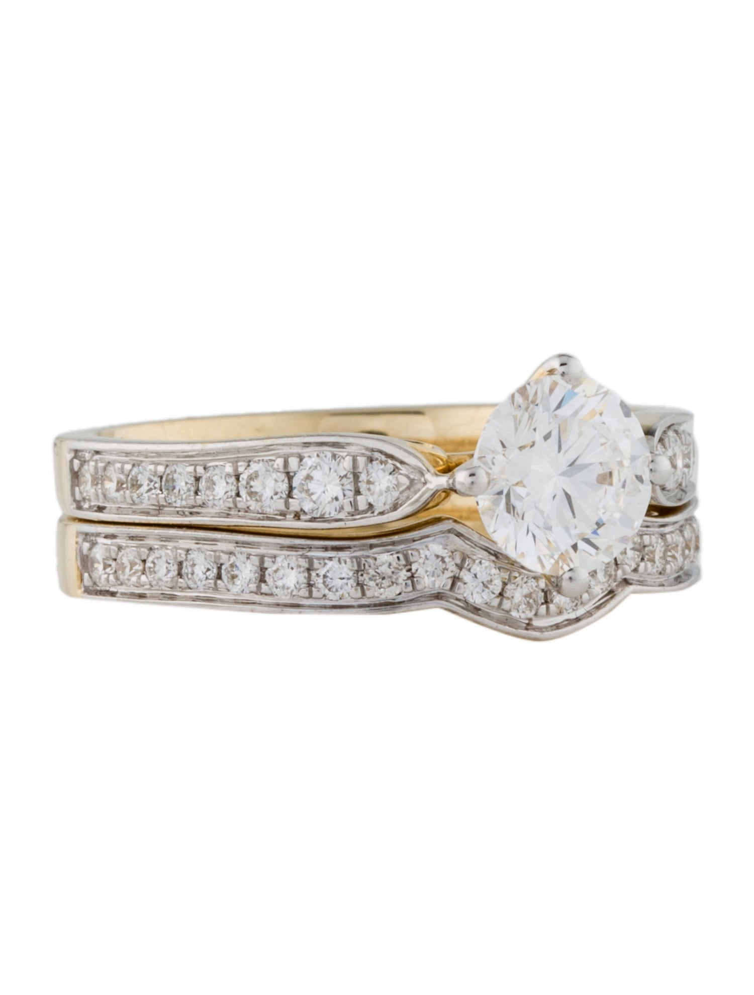 Ring 14K 1.48ctw Lab-Grown Diamond Wedding Set