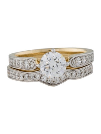 Ring 14K 1.48ctw Lab-Grown Diamond Wedding Set