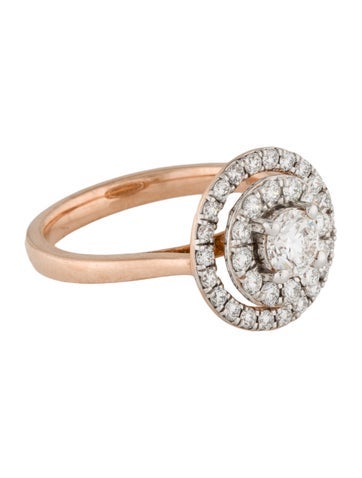 Ring Cocktail 14K 1.03ctw Lab-Grown Diamond Engagement 6.75