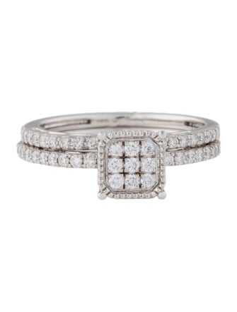 Ring 14K Lab-Grown Diamond Wedding Ring Set