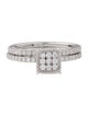 Ring 14K Lab-Grown Diamond Wedding Ring Set