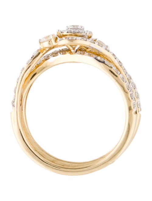 Ring 14K 1.23ctw Lab-Grown Diamond Wedding Ring Set