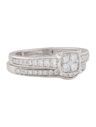 Ring 14K Lab-Grown Diamond Wedding Ring Set
