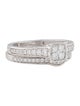 Ring 14K Lab-Grown Diamond Wedding Ring Set