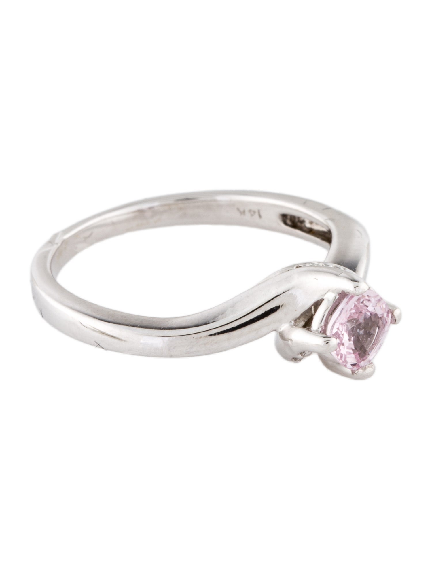 Ring 14K Sapphire & Diamond Engagement Ring