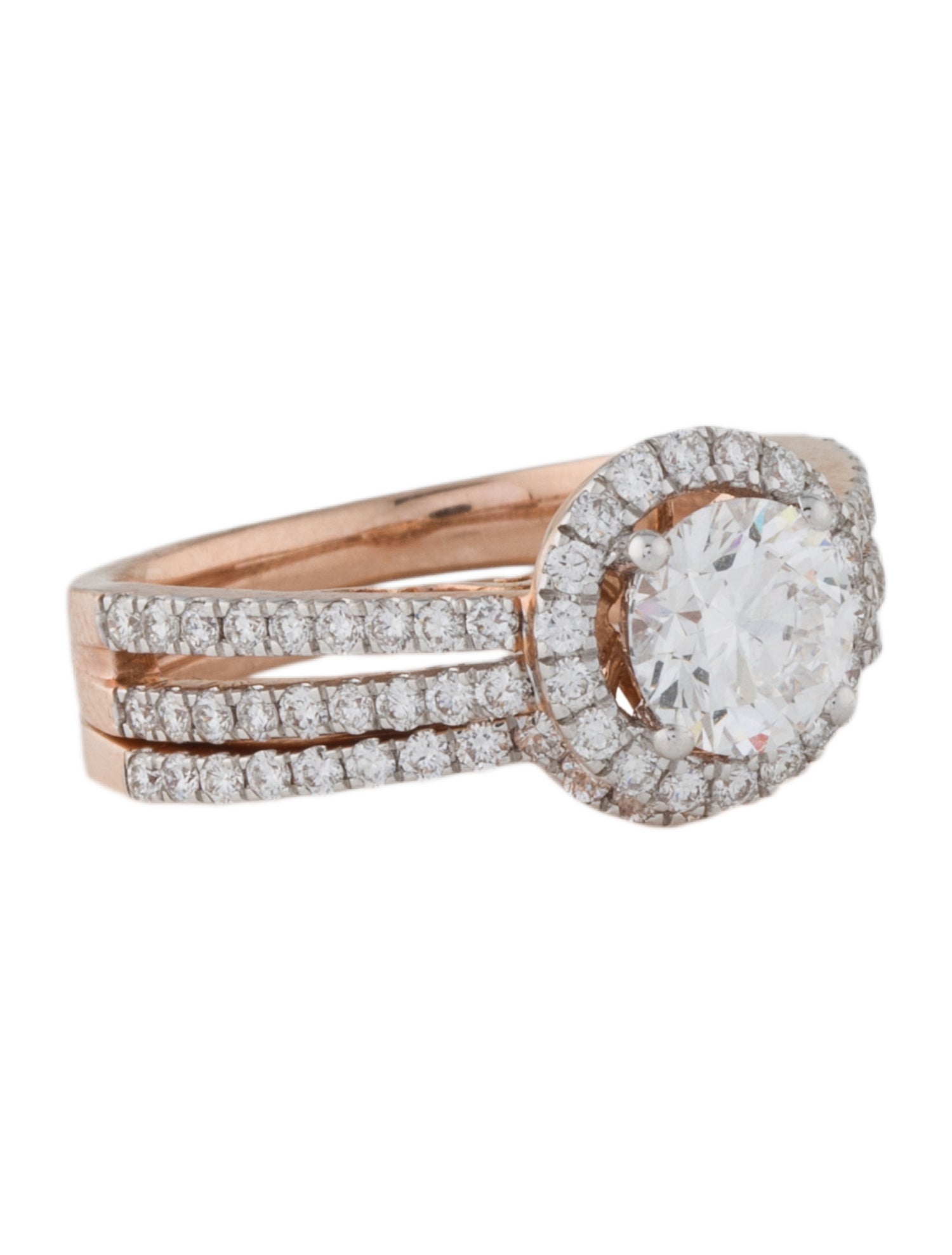 Ring 14K 1.75ctw Lab-Grown Diamond Wedding Set