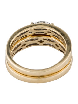 Ring 14K Diamond Wedding Ring Set