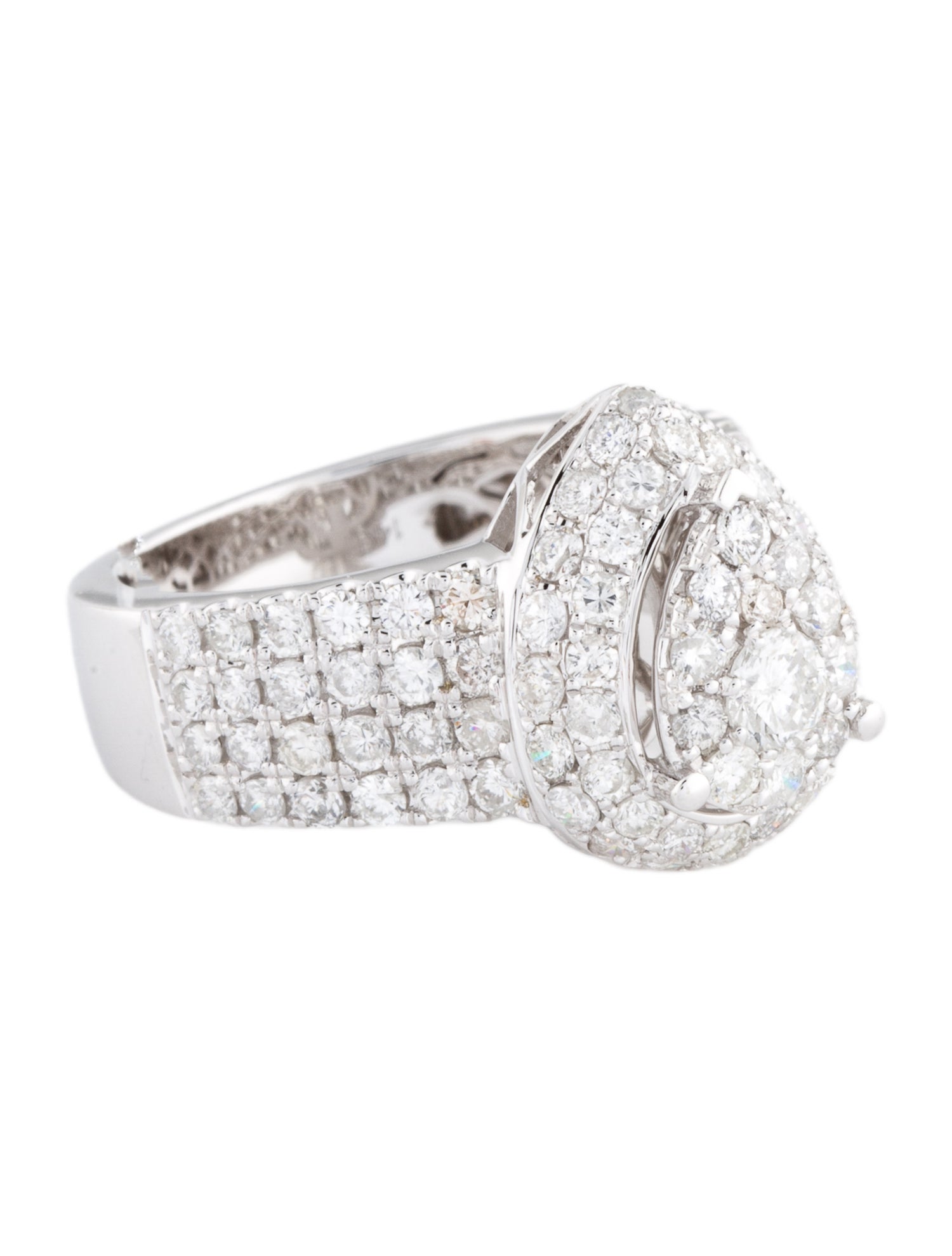 Ring 14K 1.85ctw Diamond Cocktail