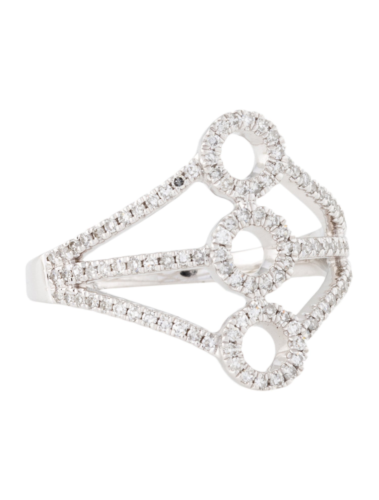 Ring 14K Diamond Pavé Band