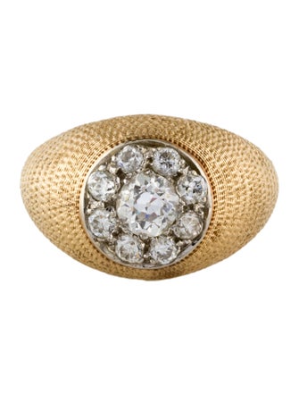 Ring 14K 1.69ctw Diamond Signet Ring