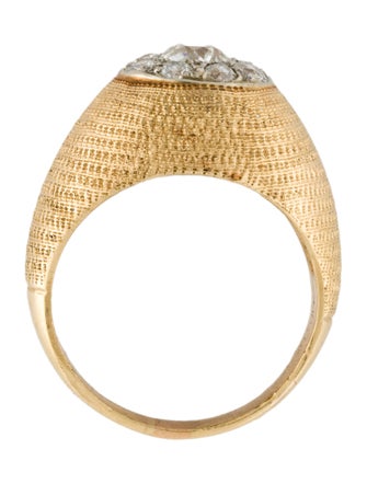 Ring 14K 1.69ctw Diamond Signet Ring