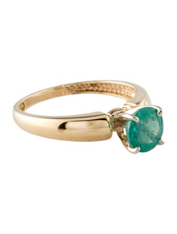 Ring Cocktail 14K Emerald 6