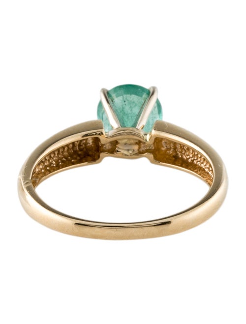Ring 14K Emerald Cocktail Ring