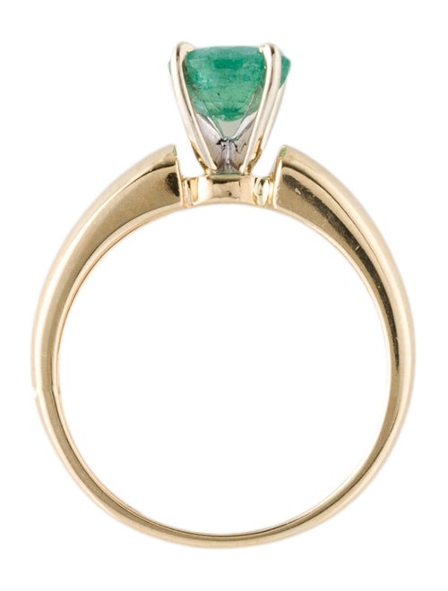 Ring 14K Emerald Cocktail Ring