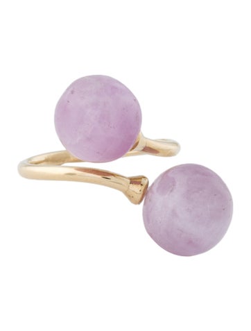 Ring Cocktail 14K Kunzite 5.5