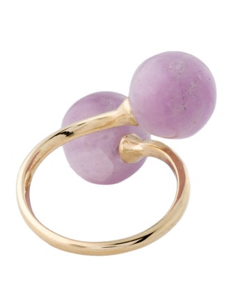 Ring 14K Kunzite Cocktail Ring