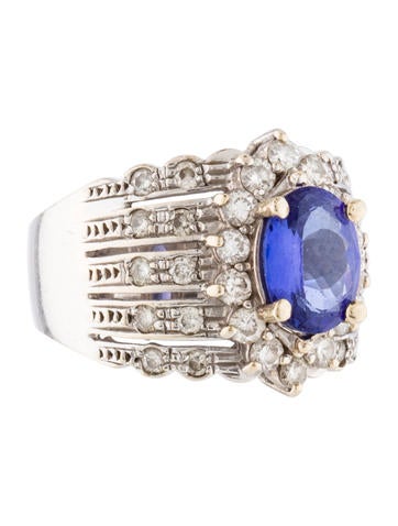 18K Tanzanite & Diamond Ring