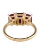 Ring 14K 2.71ctw Ruby Three-Stone Cocktail Ring