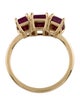 Ring 14K 2.71ctw Ruby Three-Stone Cocktail Ring