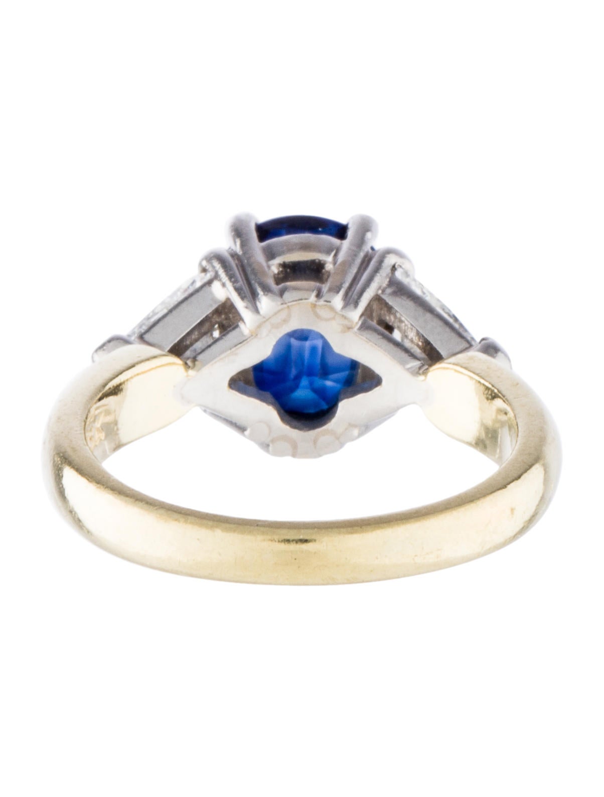 BiColor Sapphire & Diamond Ring Rings RRING29361 The RealReal