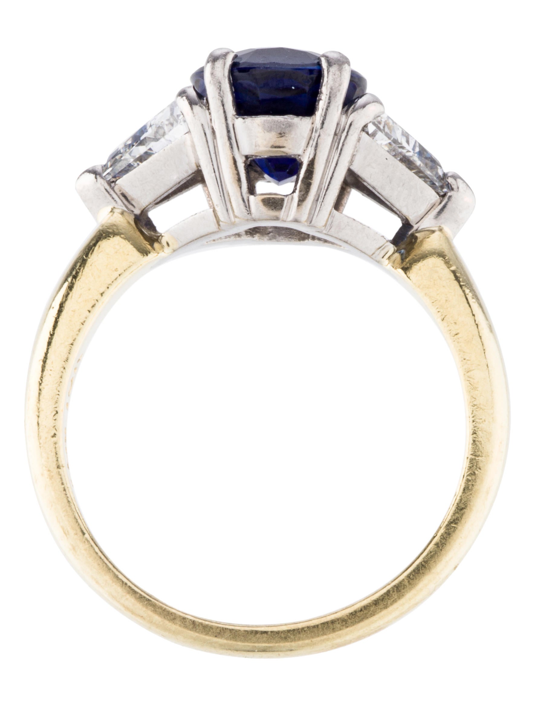 BiColor Sapphire & Diamond Ring Rings RRING29361 The RealReal