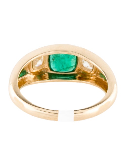 Ring 18K Emerald & Diamond Ring