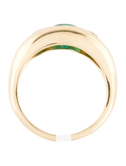 Ring 18K Emerald & Diamond Ring