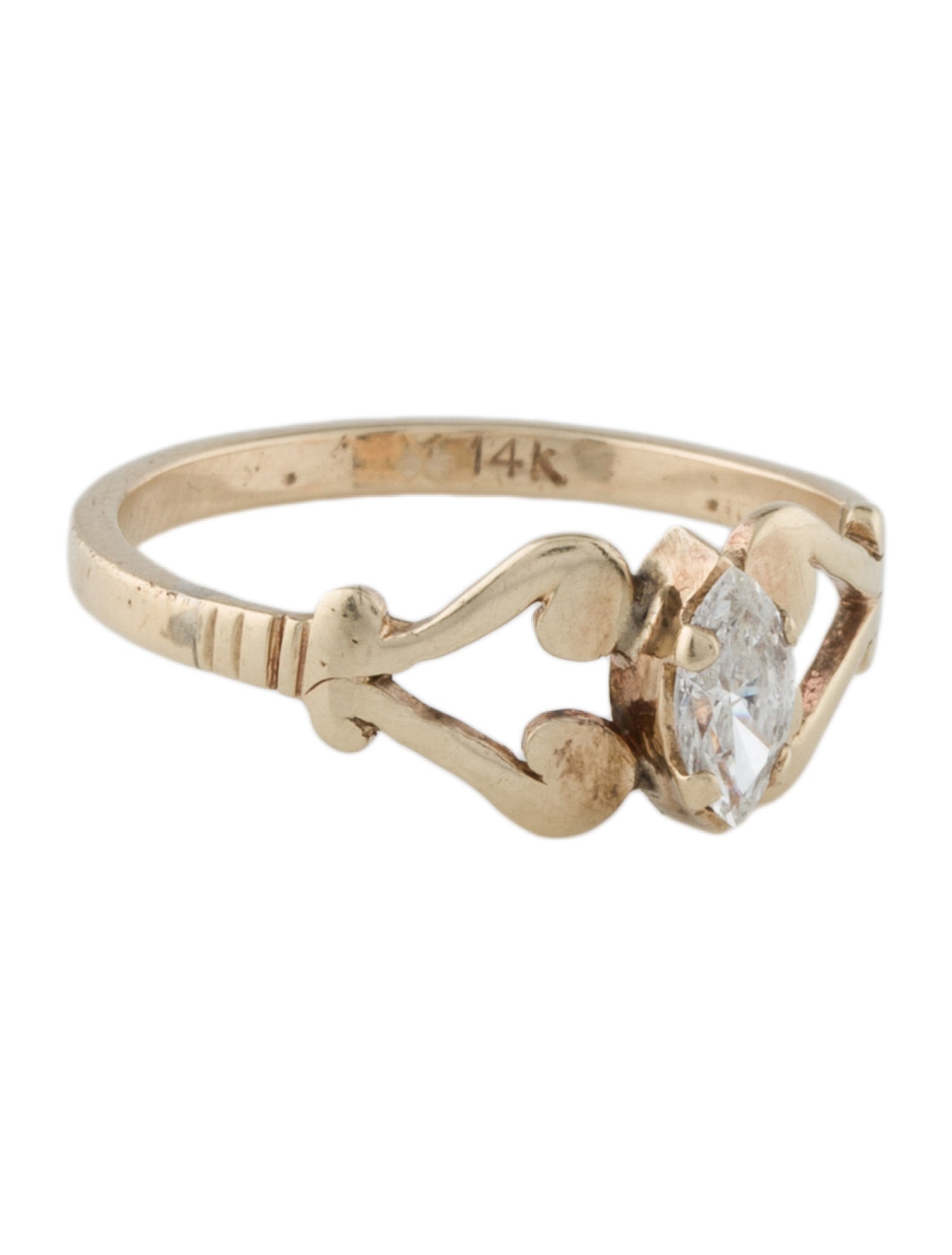 Ring 14K Diamond Cocktail Ring