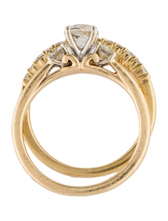 Ring 14K Diamond Wedding Set
