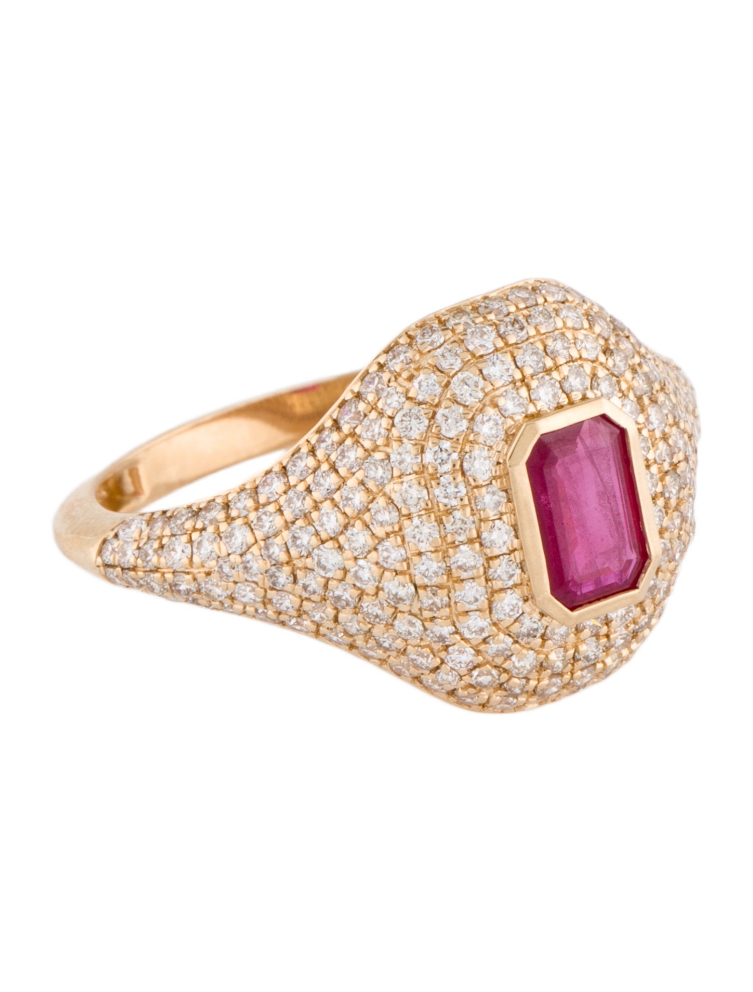 Ring 18K Ruby & Diamond Ring