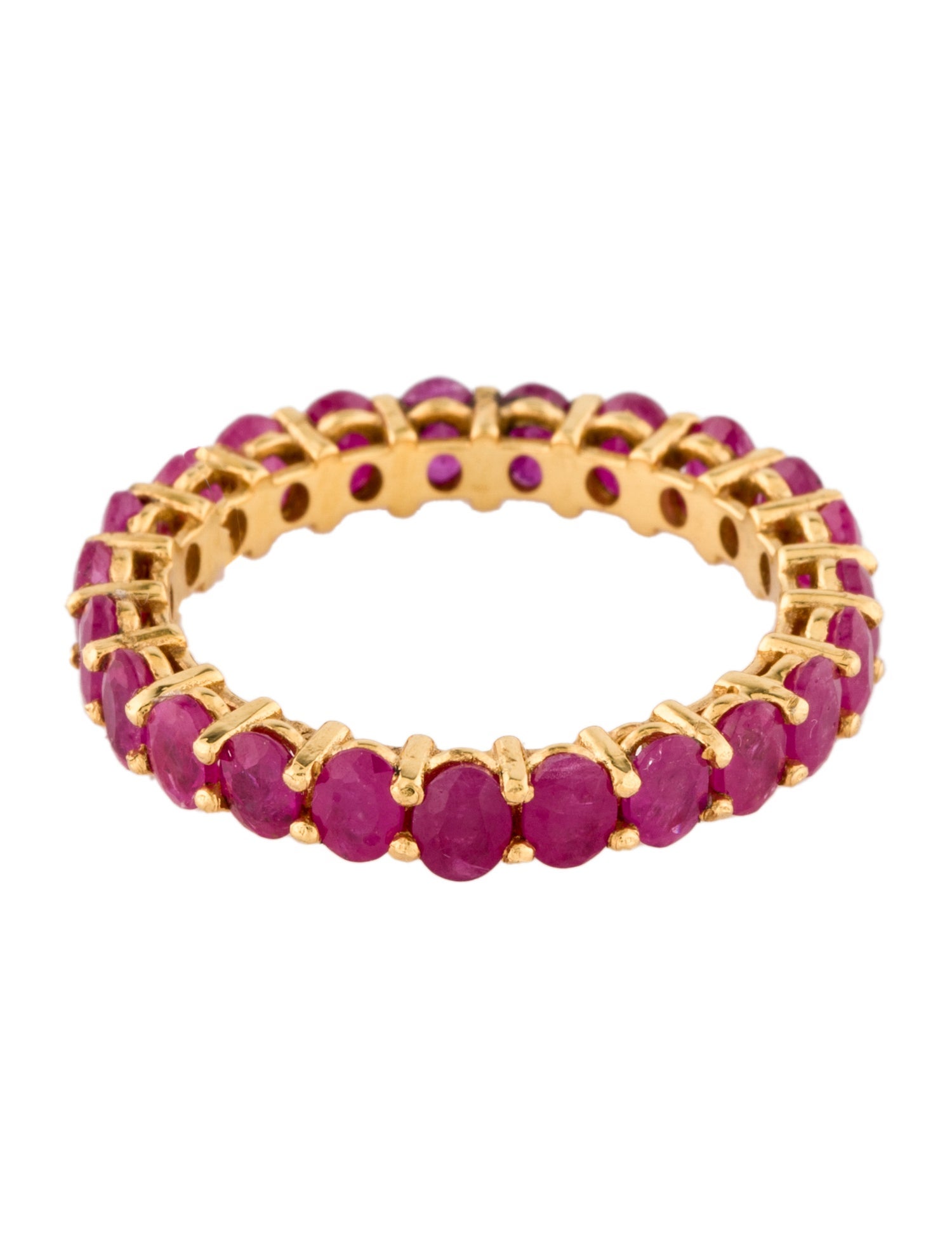 Ring 14K 3.65ctw Ruby Eternity Band