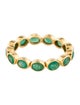 Ring 14K 1.51ctw Emerald Eternity Band