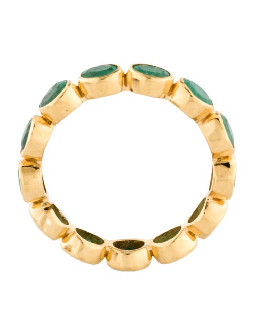 Ring 14K 1.51ctw Emerald Eternity Band
