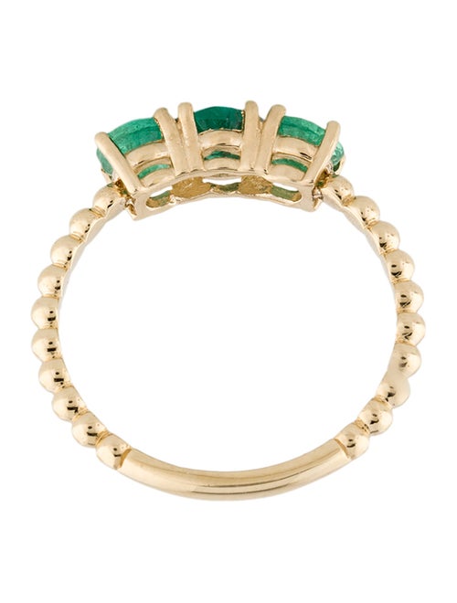 Ring 14K Emerald Cocktail RIng