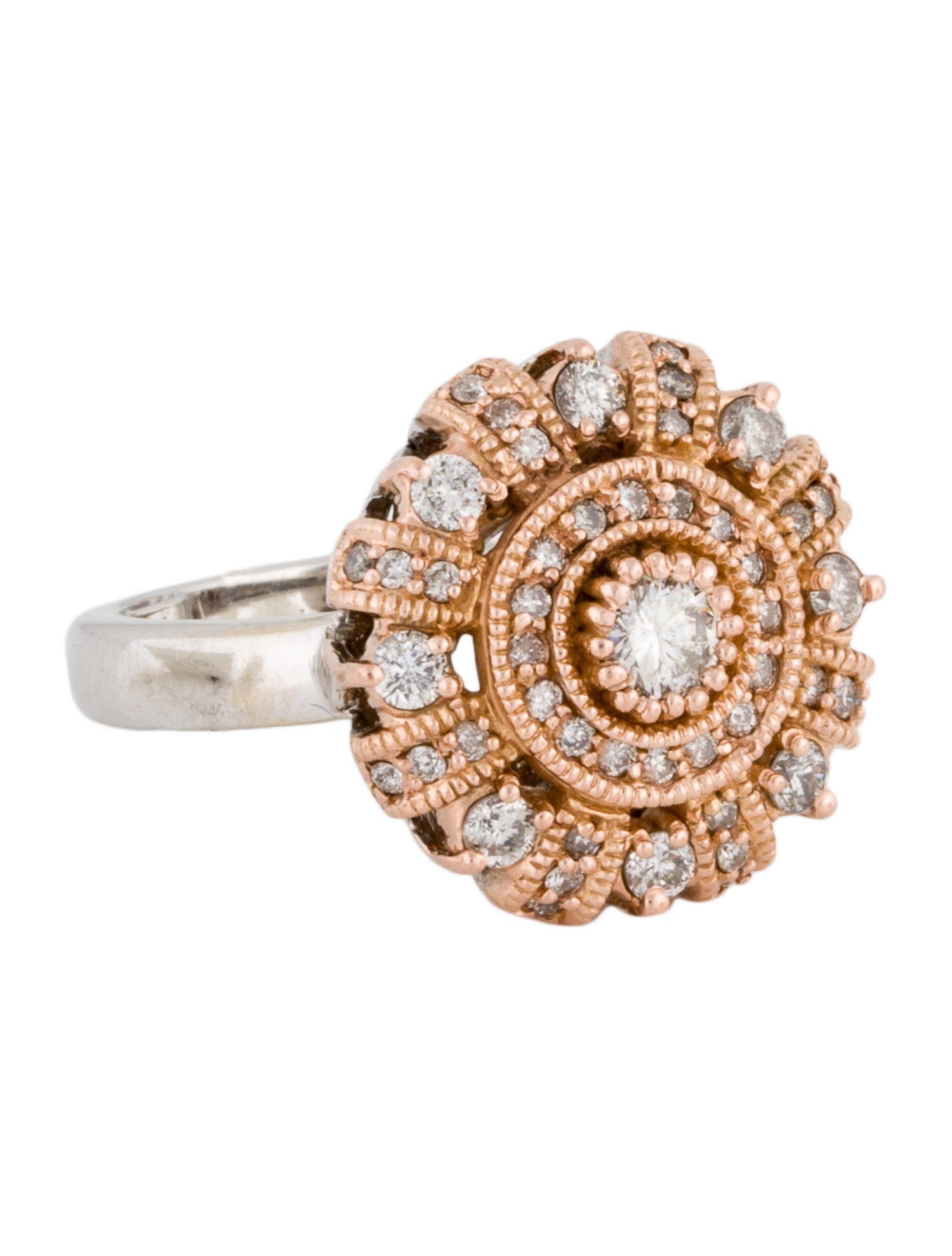 Ring 14K Diamond Cocktail Ring